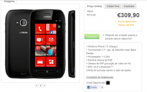 Nokia Lumia 710 portugal