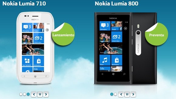 Nokia Lumia 800 y Nokia Lumia 710: Presentación en México con Precios
