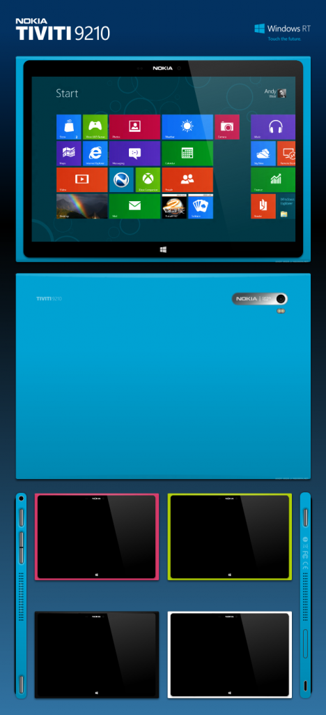 Nuevo concepto de una Tablet Lumia