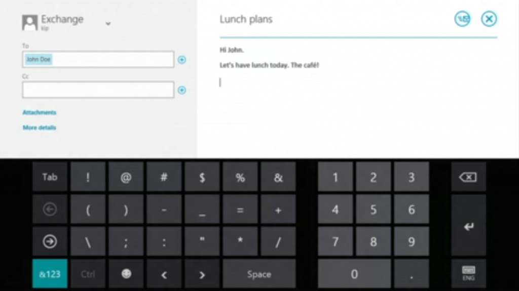 Nuevo teclado táctil para Windows 8