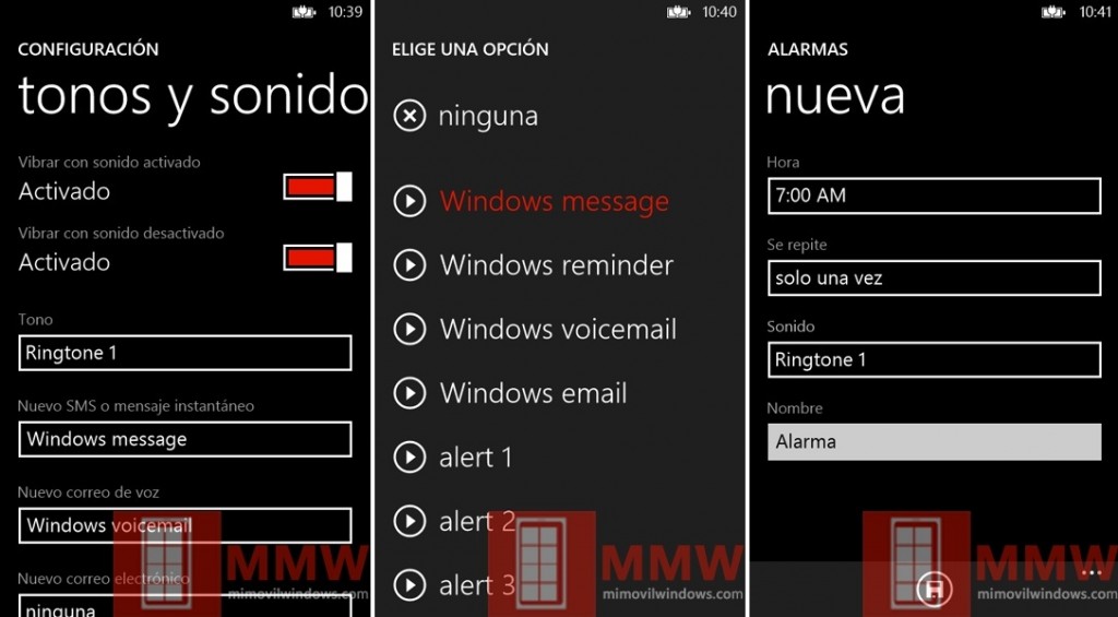 ¿Permitirá Windows Phone 8 personalizar los tonos de aviso?