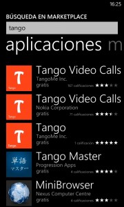 Tango para Windows Phone 7