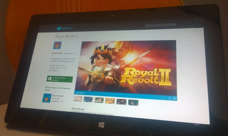 Royal Revolt 2 llega a Windows 8