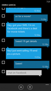 Mejoras en los SMS