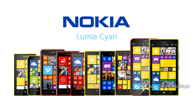 Lumia Cyan para los Nokia Lumia 520, 620, 625, 720, 820, 920, 925, 1020, 1320 y 1520