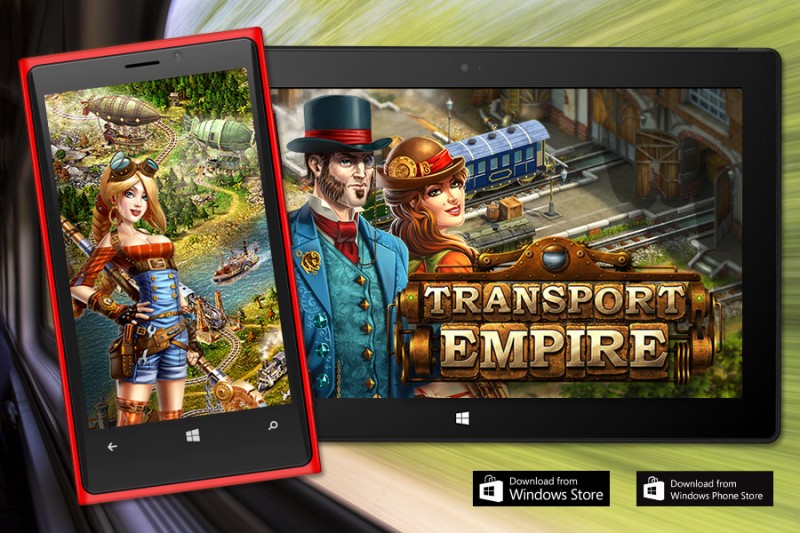 Transport Empire para Windows 8 y Windows Phone