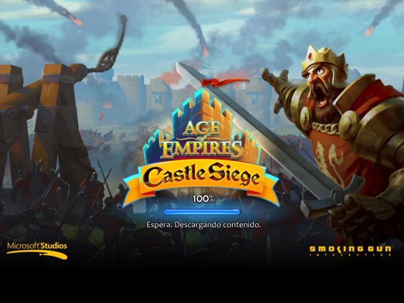 age of empires castle siege pantalla