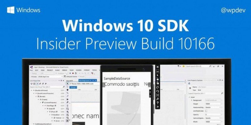 Windows 10 SDK Build 10166