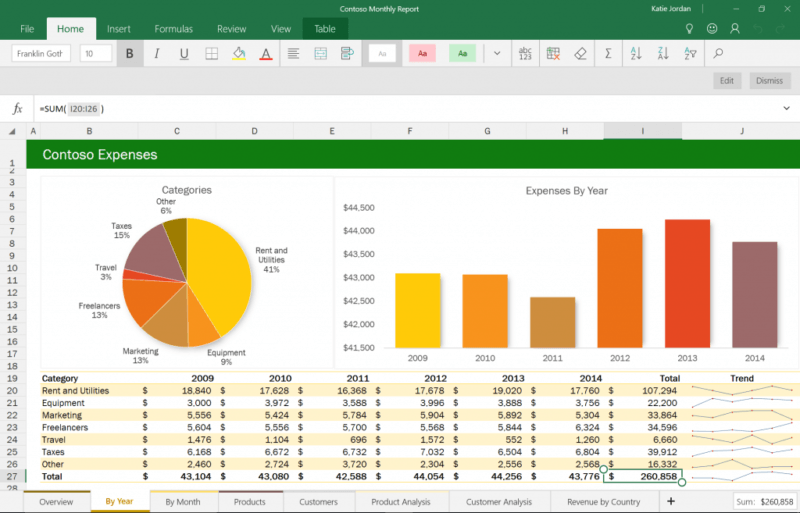 excel office mobile