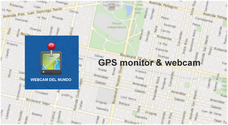 GPS monitor & webcam port