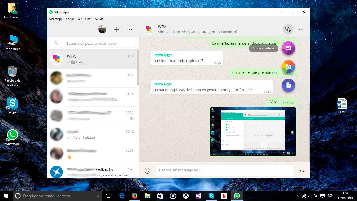 Whatsapp Windows 10