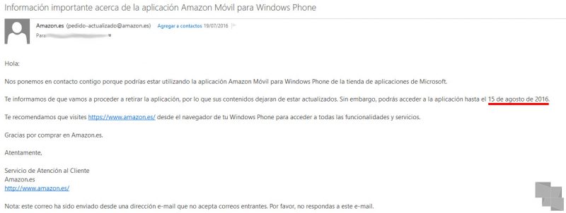 correo-amazon-fecha-de-eliminacion-aplicacion-windows-phone