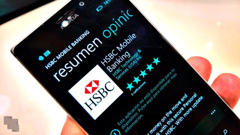 HSBC abandona su aplicación para teléfonos Windows y señala como culpable a Microsoft