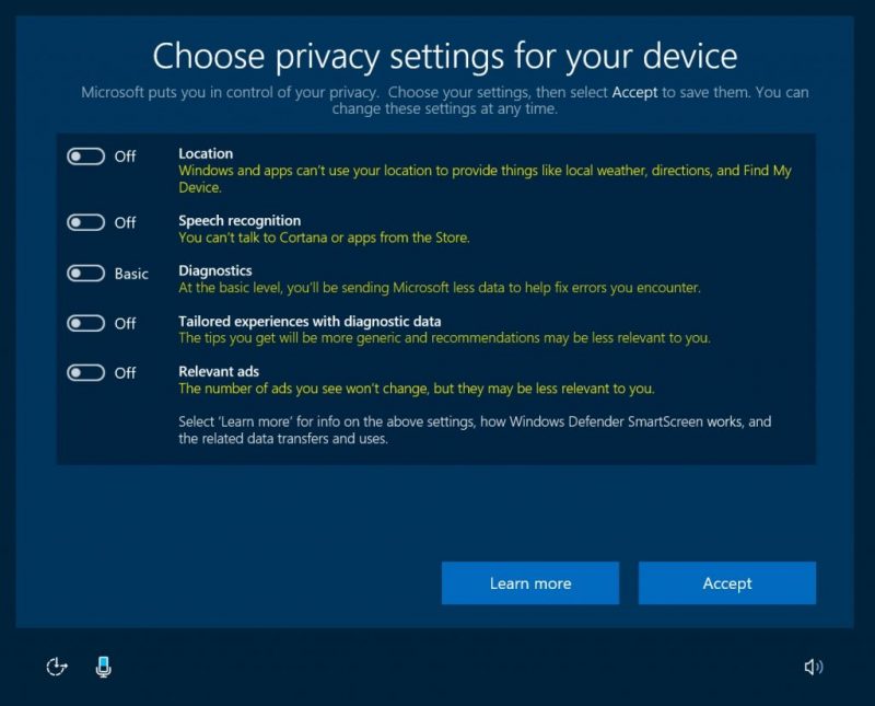 Microsoft reitera su compromiso con la privacidad en la Creators Update de Windows 10