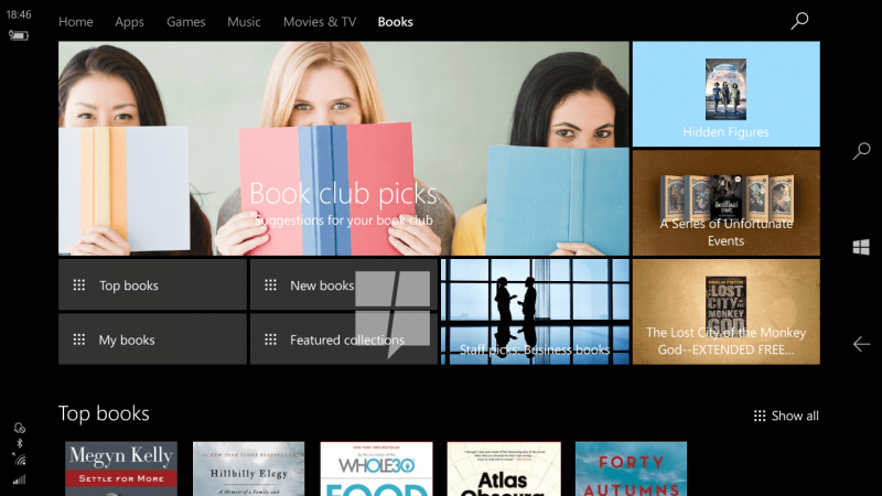 Books, la tienda para libros que prepara Microsoft para Windows 10