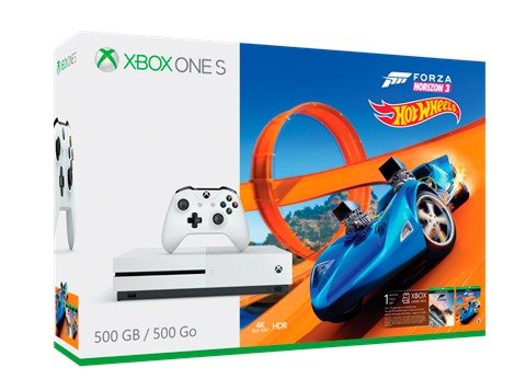 Xbox One S con Forza Horizon 3 y Hot Wheels