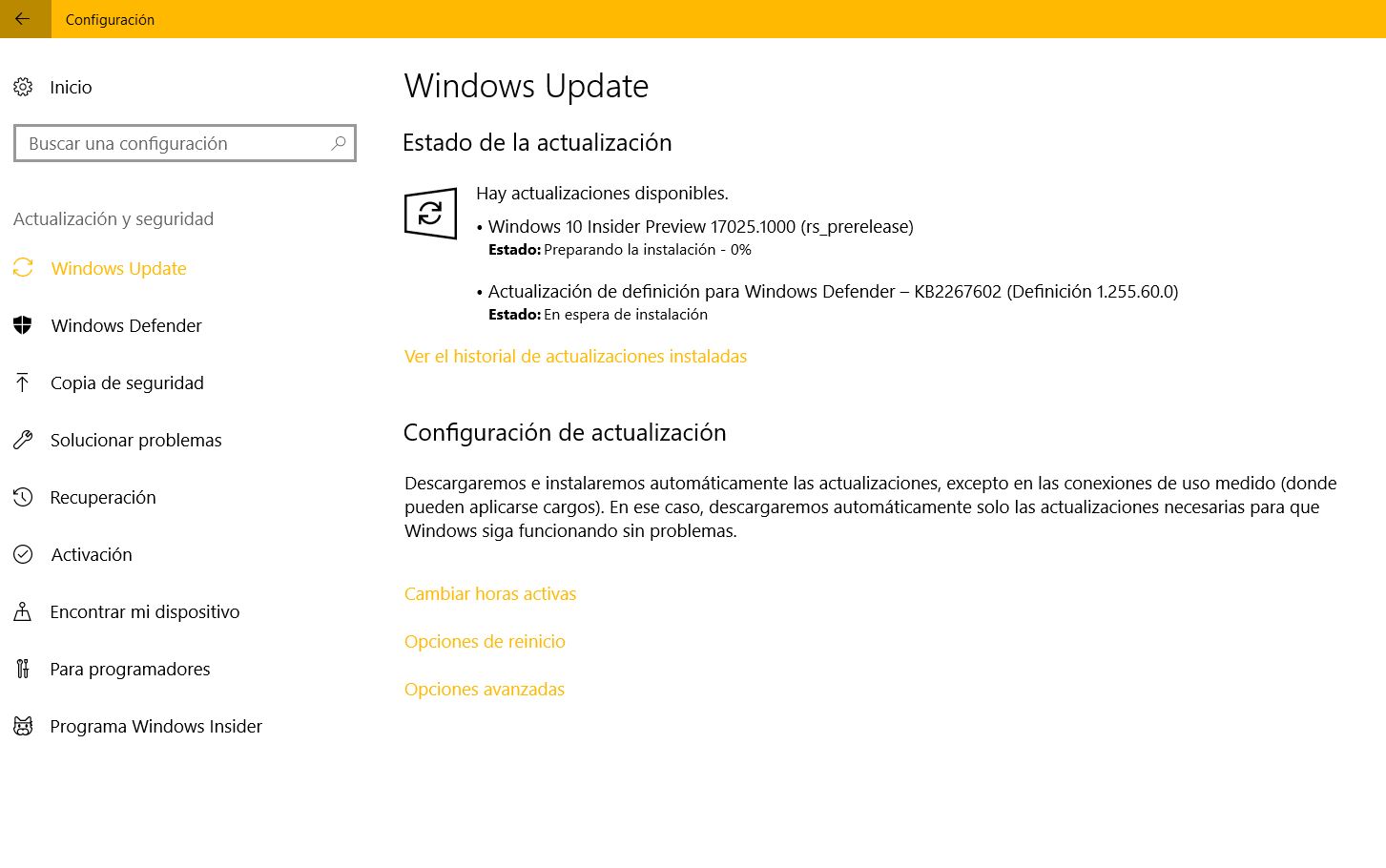 Build 17025 de Windows 10 PC, ya disponible en el anillo lento del programa Insider