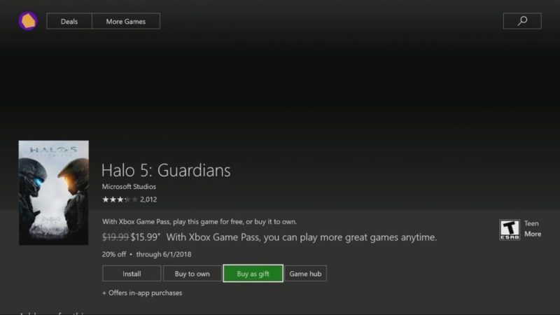 Ya pueden regalar juegos todos los usuarios Insider de Xbox One