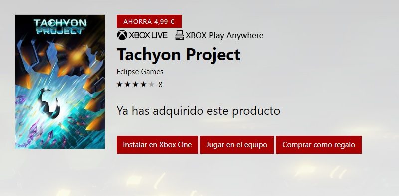 Tachyon Project de Eclipse Games se suma al Xbox Play Anywhere