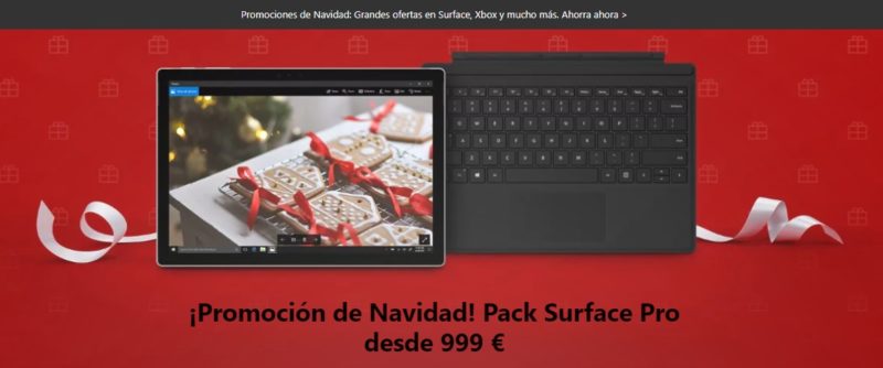 Surface Pro 128GB i5 el regalo perfecto para estas Navidades