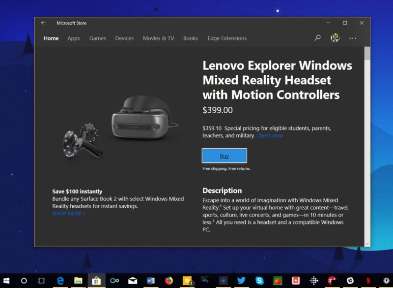 La nueva sección de dispositivos llega a la Microsoft Store de Windows 10