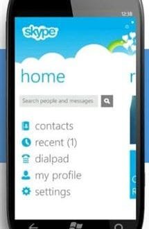 Skype Windows phone