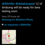 Birdsong la App para los muy Twitteros