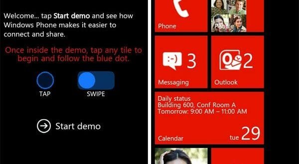 Demo WP7 para Android e IOS