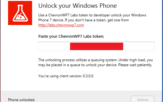 chevronwp7 desbloqueado
