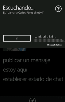 Comandos de Voz en Windows Phone 7 (TellMe)