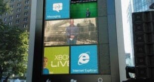 Un Windows Phone gigante en New York