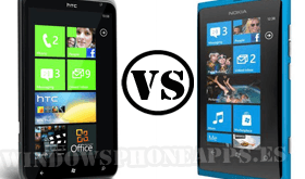 HTC Titan vs Nokia Lumia 800