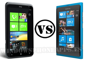 HTC Titan vs Nokia Lumia 800