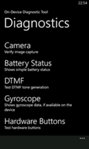Nokia Lumia, segun App de diagnostico encontrado no soporta giroscopio