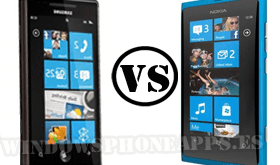 Comparación de velocidad - Nokia Lumia 800 vs Samsung Omnia 7