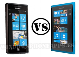 Comparación de velocidad - Nokia Lumia 800 vs Samsung Omnia 7