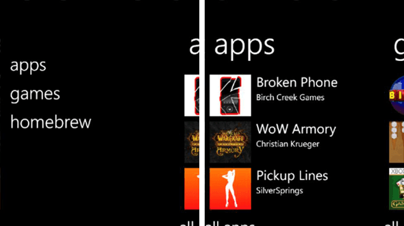 Bazaar para Windows Phone 1