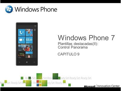 Desarrollo de Aplicaciones para Windows Phone 7 (IX)