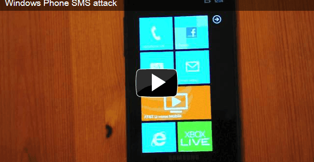 Descubierta vulnerabilidad a través de mensajes SMS en Windows Phone 7