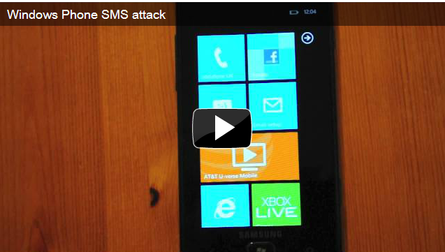 Descubierta vulnerabilidad a través de mensajes SMS en Windows Phone 7