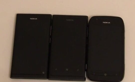 Nokia Lumia 710, video comparativo con SGSII, Lumia 800 y Nokia N9