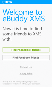 eBuddy XMS para Windows Phone ya disponible