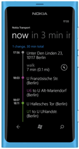 Nokia Transport App 5