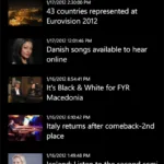 Eurovision 2012 en tu movil Eurovision 2012 en tu movil