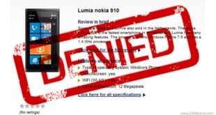 nokia 910 denied camara 12mp