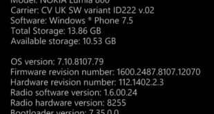 Actualiza tu Nokia Lumia 800 a 12070
