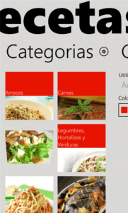 Las recetas del Chef, recetas con indicaciones por voz.