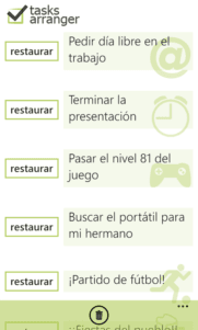 Task Arranger ya disponible en Español