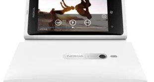 Lumia white video screen