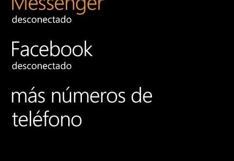 Enviar mensajes a usuario desconectado en Facebook o Messenger con Windows Phone